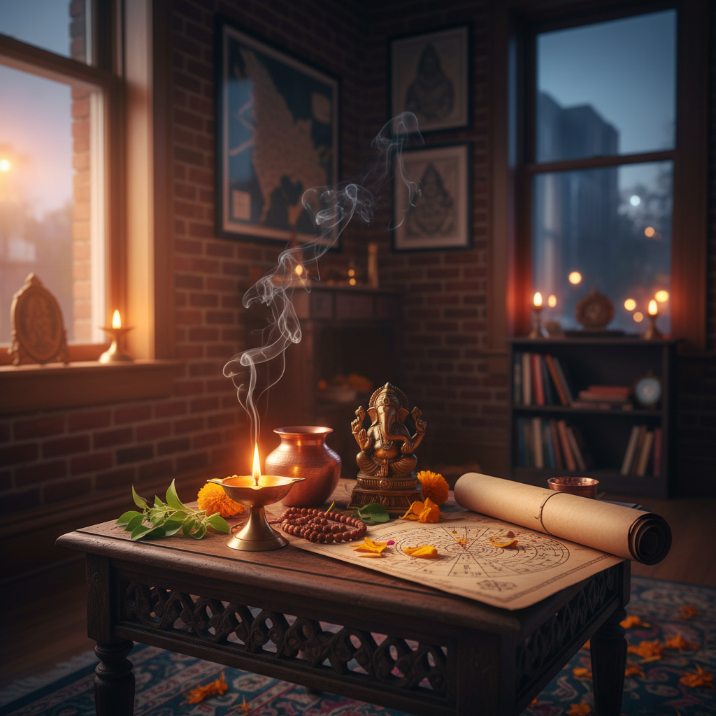 Spiritual healer performing energy cleansing in Queens NY