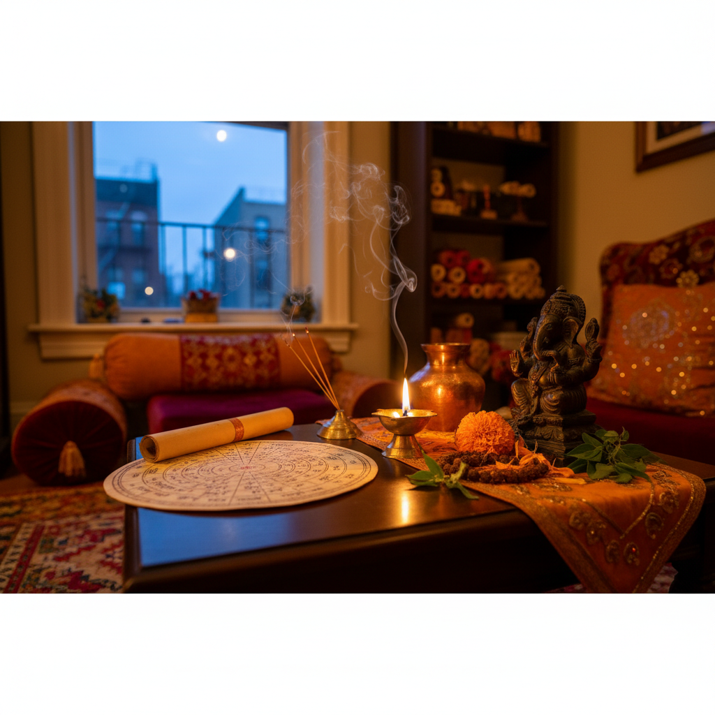 Spiritual healer guiding client in Queens NY for healing session