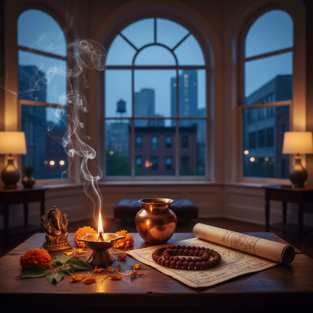 Spiritual healer in New York performing Vedic healing Queens NY
