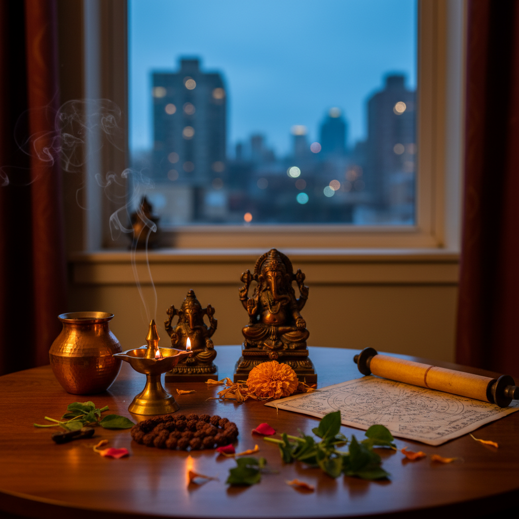 Spiritual healer working with client in Queens NY center