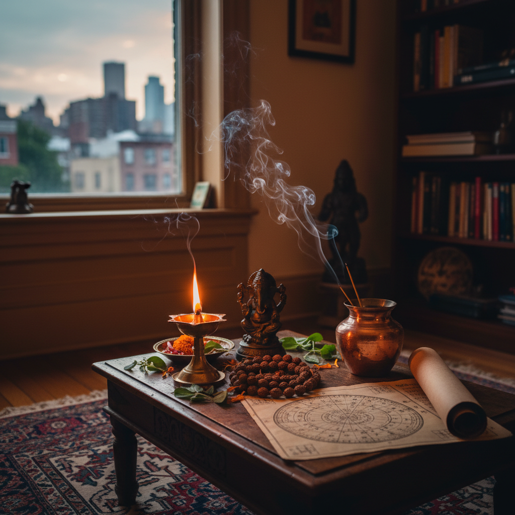 Spiritual healer working with client in Queens NY center
