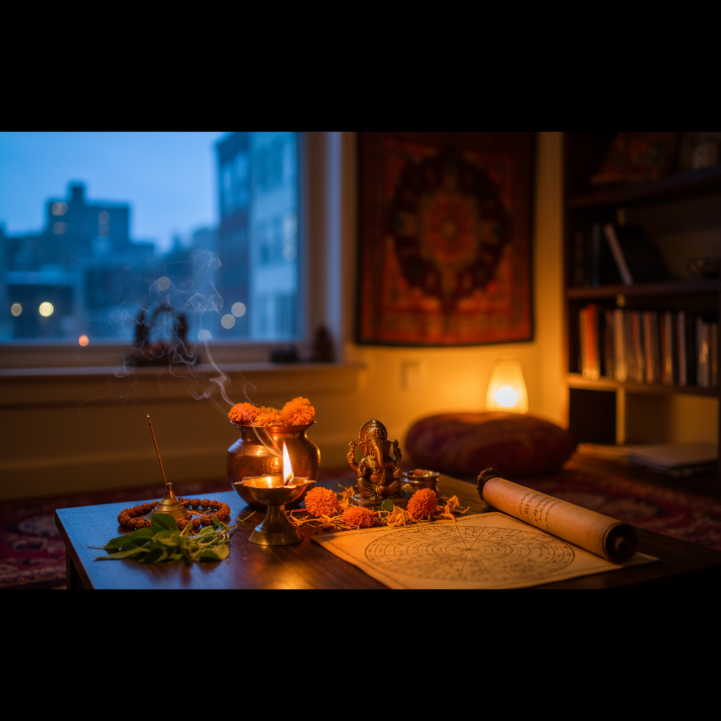 Spiritual healer offering guidance in Queens NY with Vedic astrology