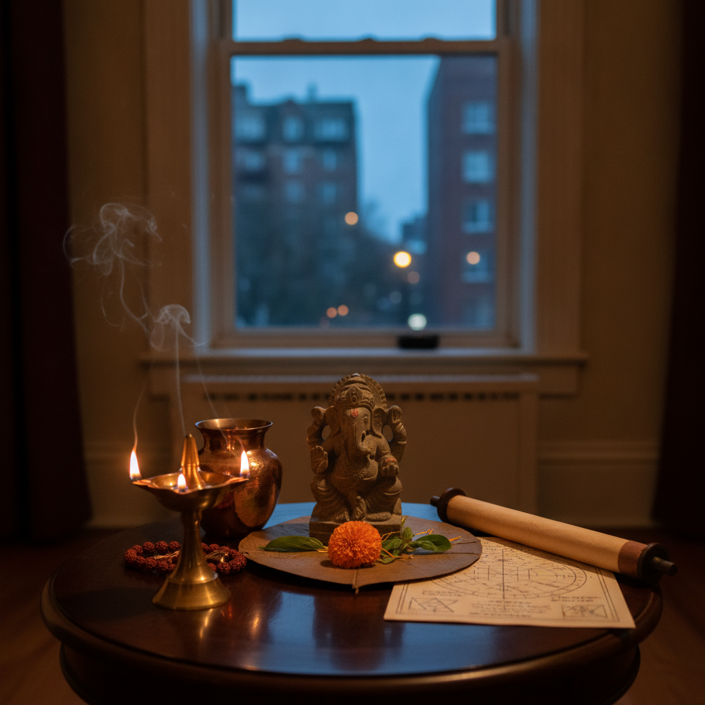 Spiritual healer helping client with Vedic astrology in Queens NY