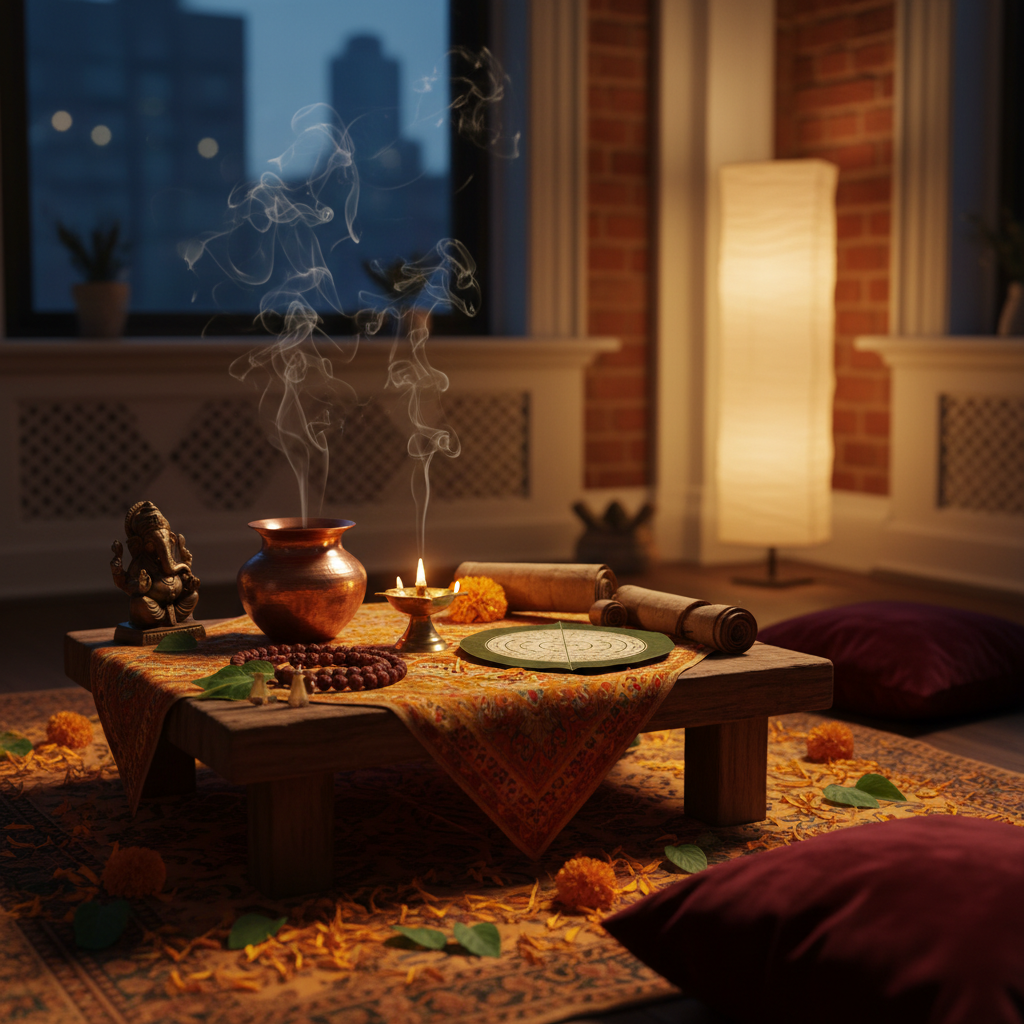 Spiritual healer helping client with energy cleansing in Queens NY