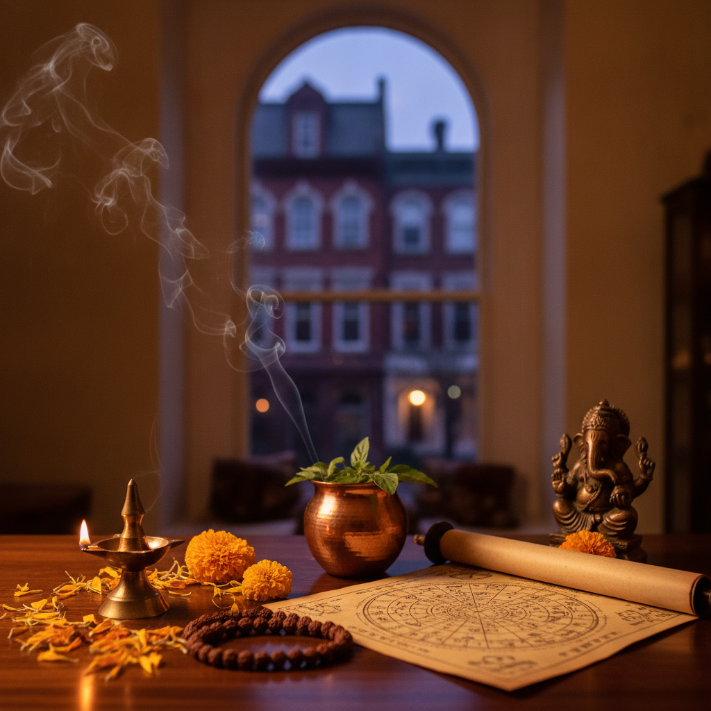 Spiritual Healer in New York: When to Seek Help and What to Expect Spiritual healer providing guidance in Queens NY with ancient ritual