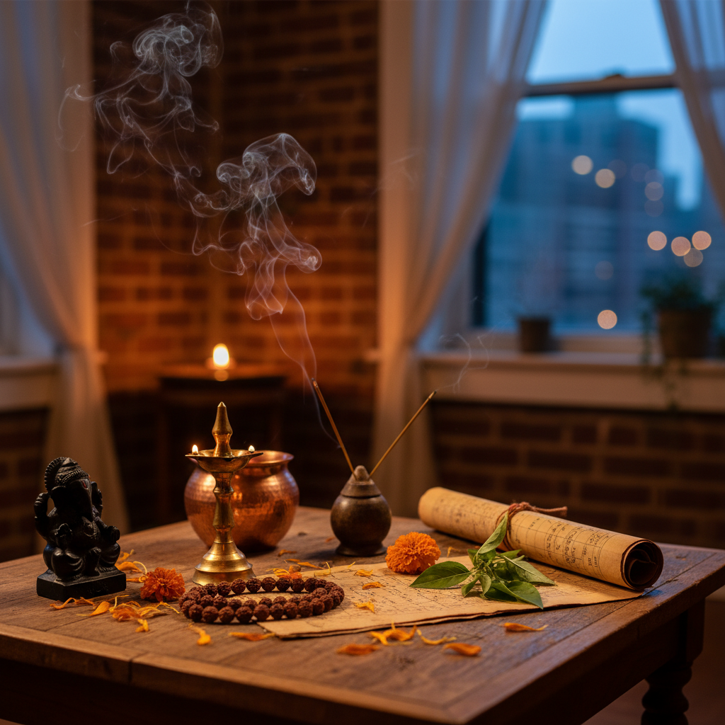 Why Do New Yorkers Seek Spiritual Healers in Queens? Spiritual healer consulting a client with Vedic astrology in Queens NY