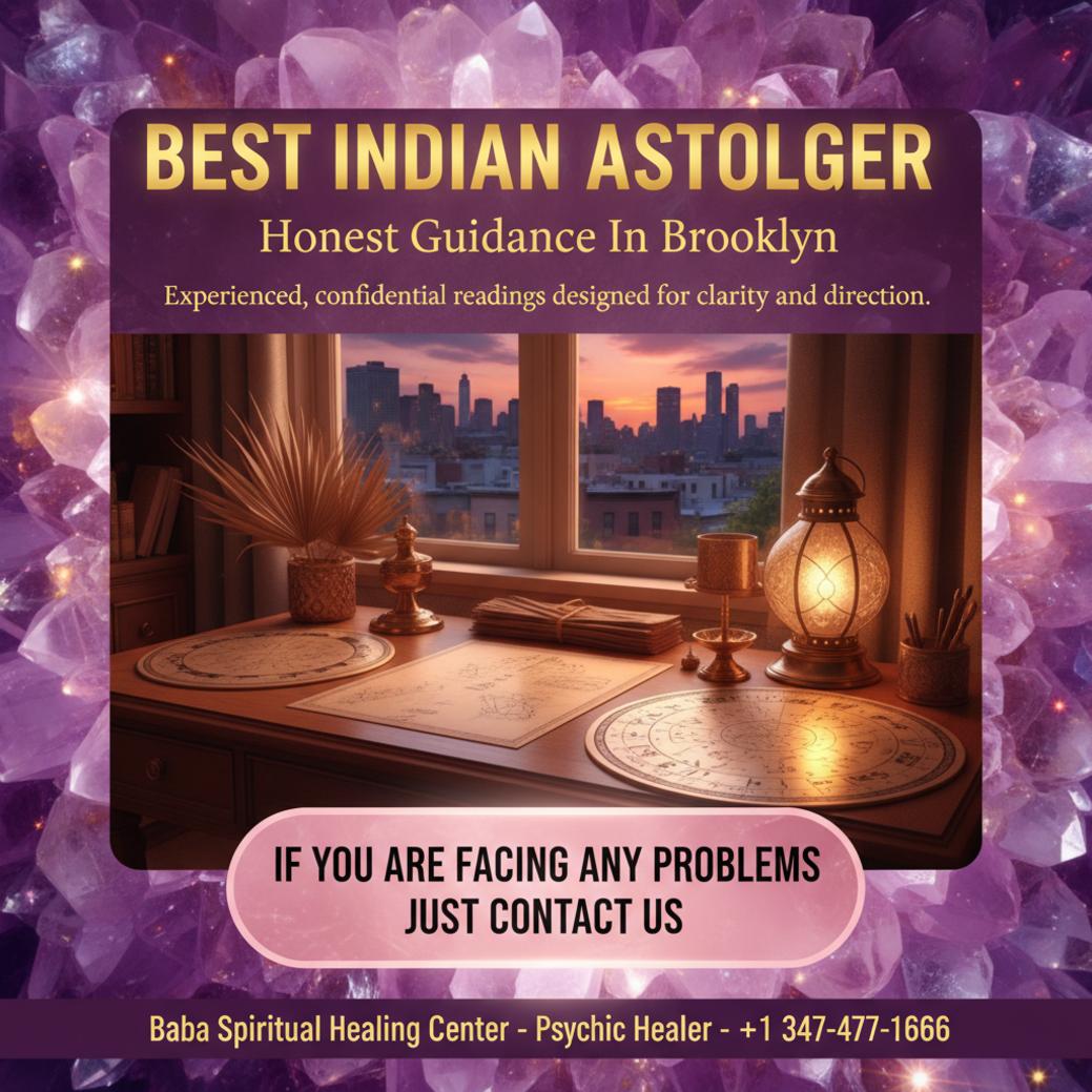 How to Find the Best Indian Astrologer in Brooklyn, NY Traditional Vedic astrology tools on a desk in Brooklyn, NY interior