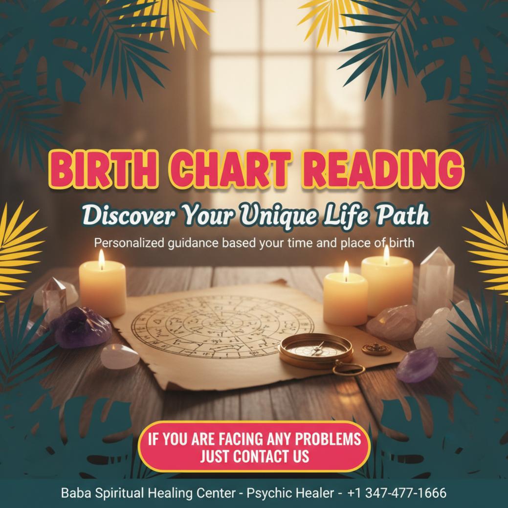 How Birth Chart Reading Can Help You in Jackson Heights, NY Birth chart reading materials on wooden table in Jackson Heights room
