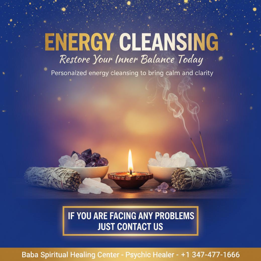 How Energy Cleansing Helps You Find Calm in Ozone Park, NY Energy cleansing setup with crystals and incense in Ozone Park room