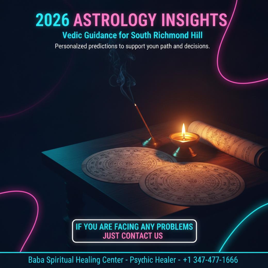 What 2026 Vedic Astrology Predictions Mean for South Richmond Hill, NY 2026 vedic astrology predictions charts and diya lamp in South Richmond Hill