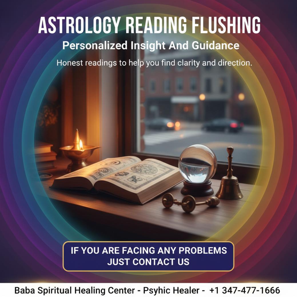 How Astrology Reading in Flushing Can Bring Clarity Quiet astrology reading setup with Vedic tools in Flushing, NY