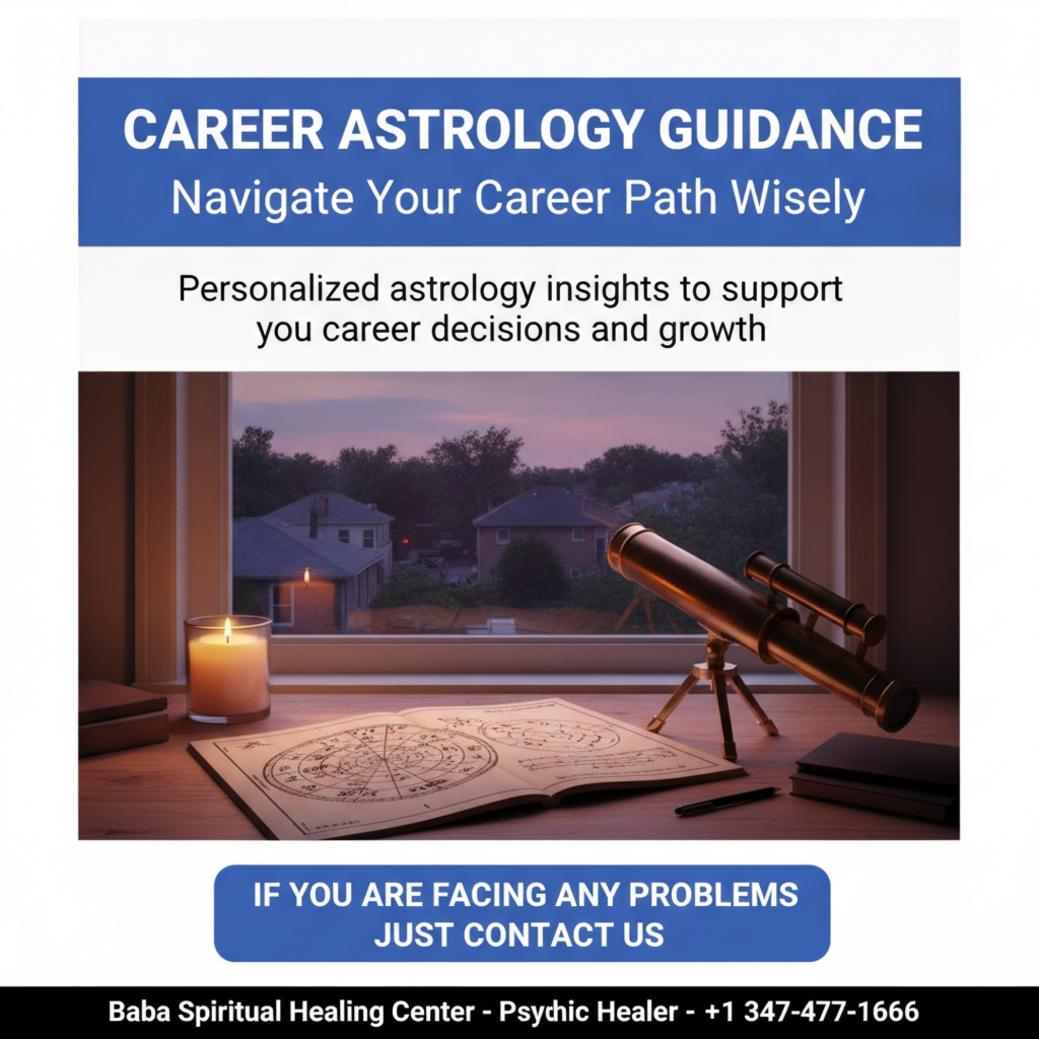 career astrology guidance materials on desk in Queens, NY office