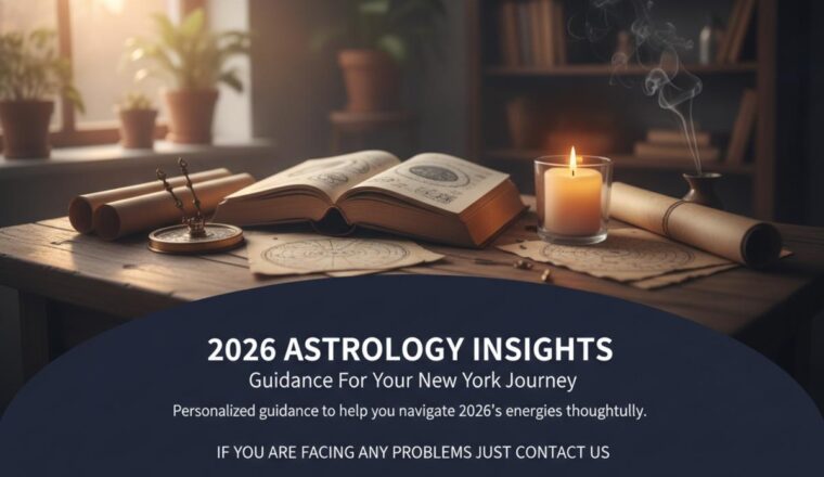 What 2026 Astrology Predictions Mean for New York Residents 10 Astrology books and charts illustrating 2026 astrology predictions in New York