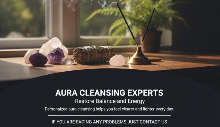 How Aura Cleansing Near Me Helps in Richmond Hill, Queens, NY 7 Aura cleansing setup with crystals and incense in Richmond Hill Queens