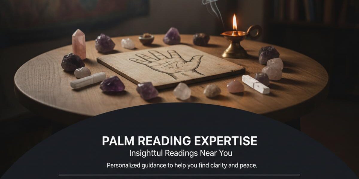 How to Find the Best Palm Reader Near Me in South Richmond Hill 1 close-up of palm reading symbols on wood table South Richmond Hill