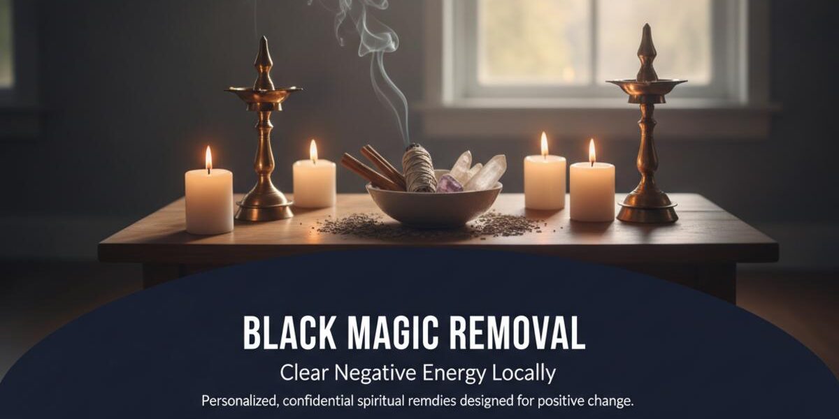 Traditional spiritual altar for black magic removal in Queens, NY