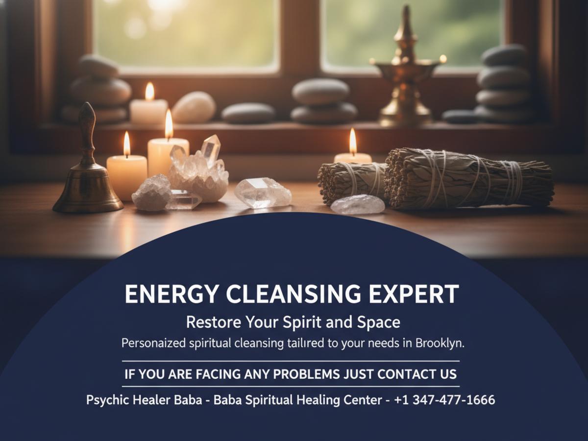 How an Energy Cleansing Specialist in Brooklyn Can Help You Heal Energy cleansing altar with crystals and candles Brooklyn NY