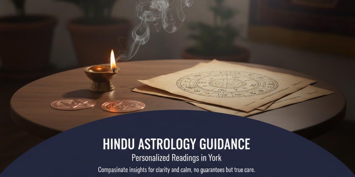 Traditional Hindu astrology charts and yantras in New York calm room