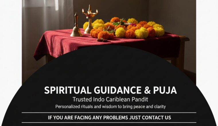 Indo Caribbean pandit spiritual altar in Richmond Hill Queens