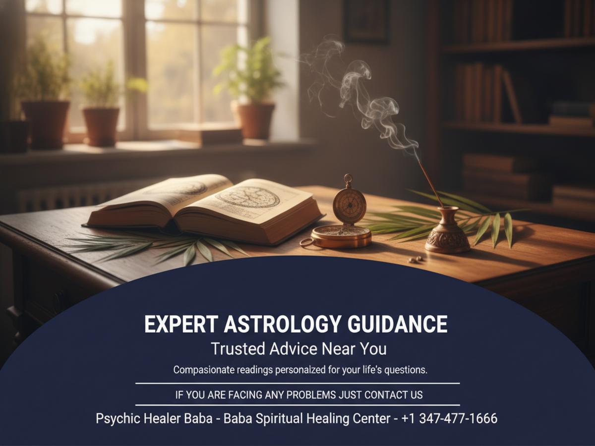 How to Find a Top Astrologer Near Me in South Richmond Hill Wooden desk with astrology books and tools for top astrologer near me South Richmond Hill