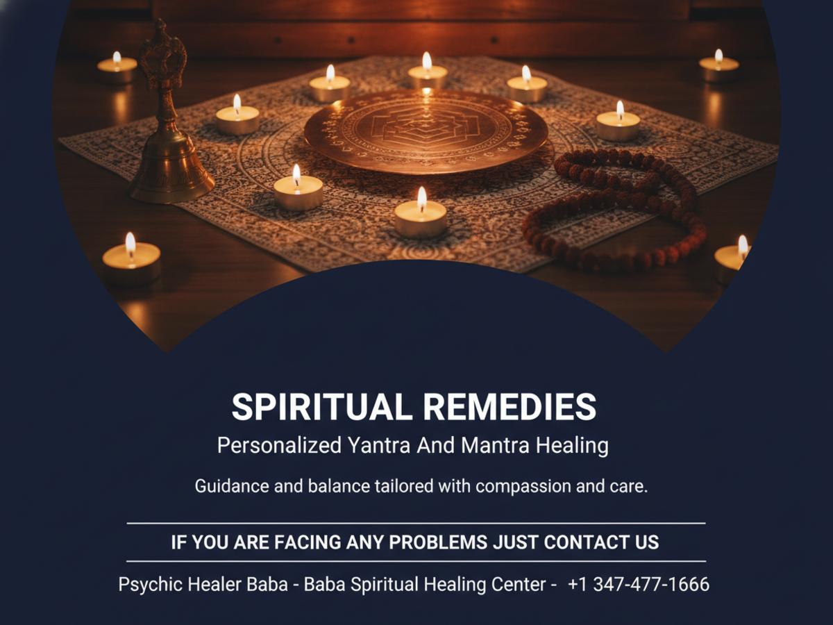 Yantra and mantra remedies setup in <a href=